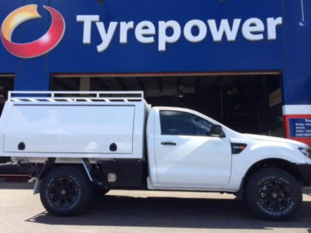 Ford Ranger fitted with 17 inch Satin Black CSA Raptor 