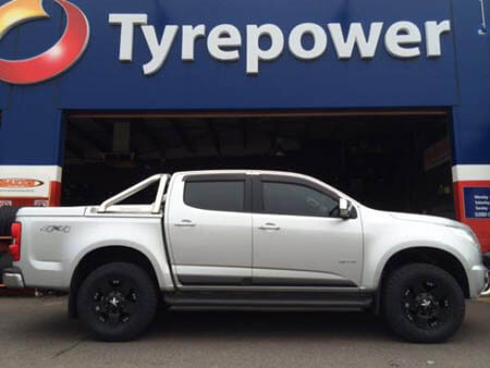 Holden Colorado fitted with 17 inch KMC Rockstar 