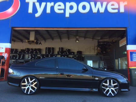 Holden Monaro fitted with 20 inch G8 