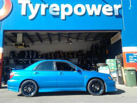 Subaru WRX fitted with 18 inch ROH Jagger 