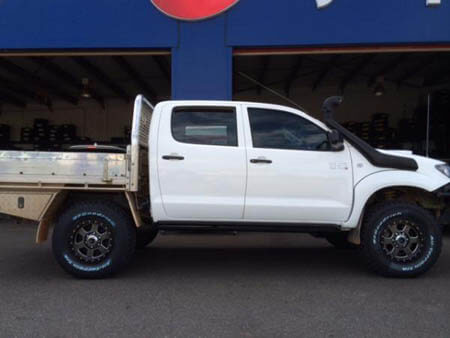 Toyota Hilux fitted with 16 inch Allied Rage 