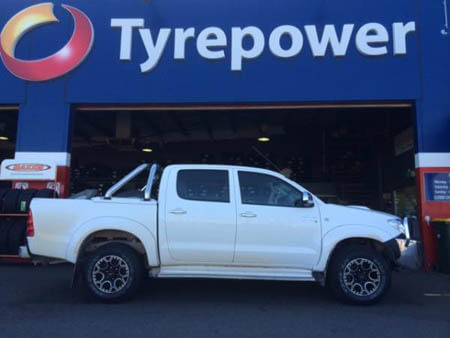Toyota Hilux fitted with 16 inch CSA Granite 