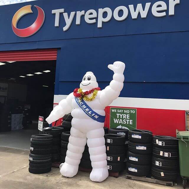 Michelin Man says Merry Xmas to all my friends from Tyrepower Mornington  