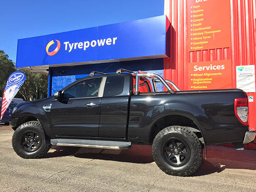 Lift kit | 17” MHT Ripper wheels | BFG ATK02 tyres | Tyrepower Tumbi 