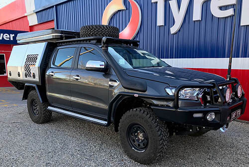 Ford Ranger filled to the top with premium Toyo Mud Terrain’s 