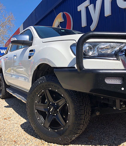 CSA Stealth Wrapped in Toyo A/T2 Rubber 